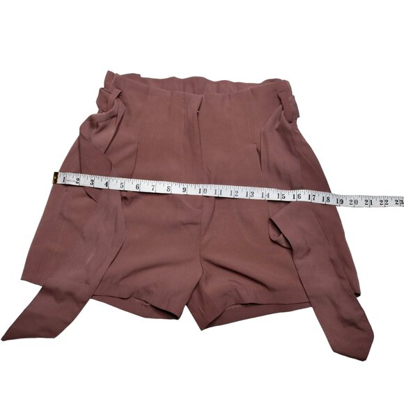 Dynamite Women's Paper Bag Short in Mauve, size S - Picture 6 of 9